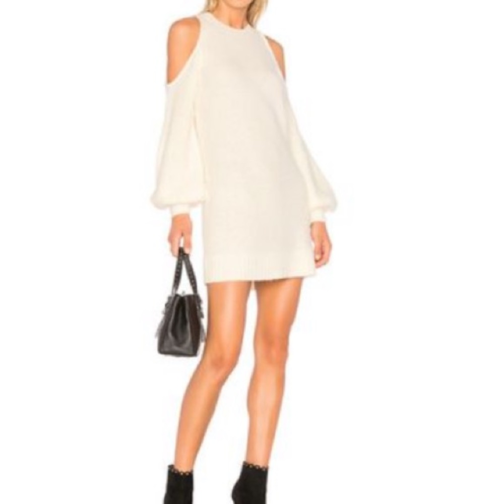 Lovers + Friends Cold Shoulder Sweater Dress